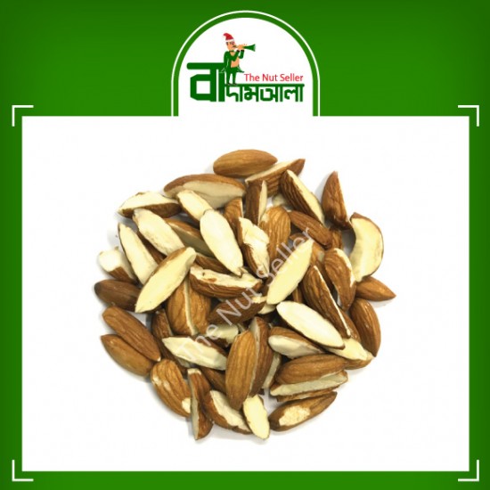 Almond Pieced Non-Roasted (Long) 500gm