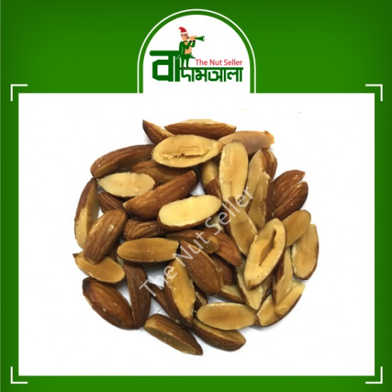 Almond Pieced Roasted (Long) 1 kg
